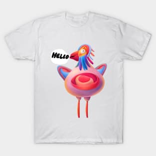 Stylish chicken T-Shirt